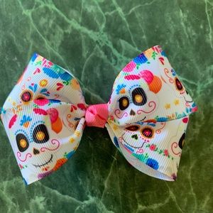 Sugar skulls hair bow